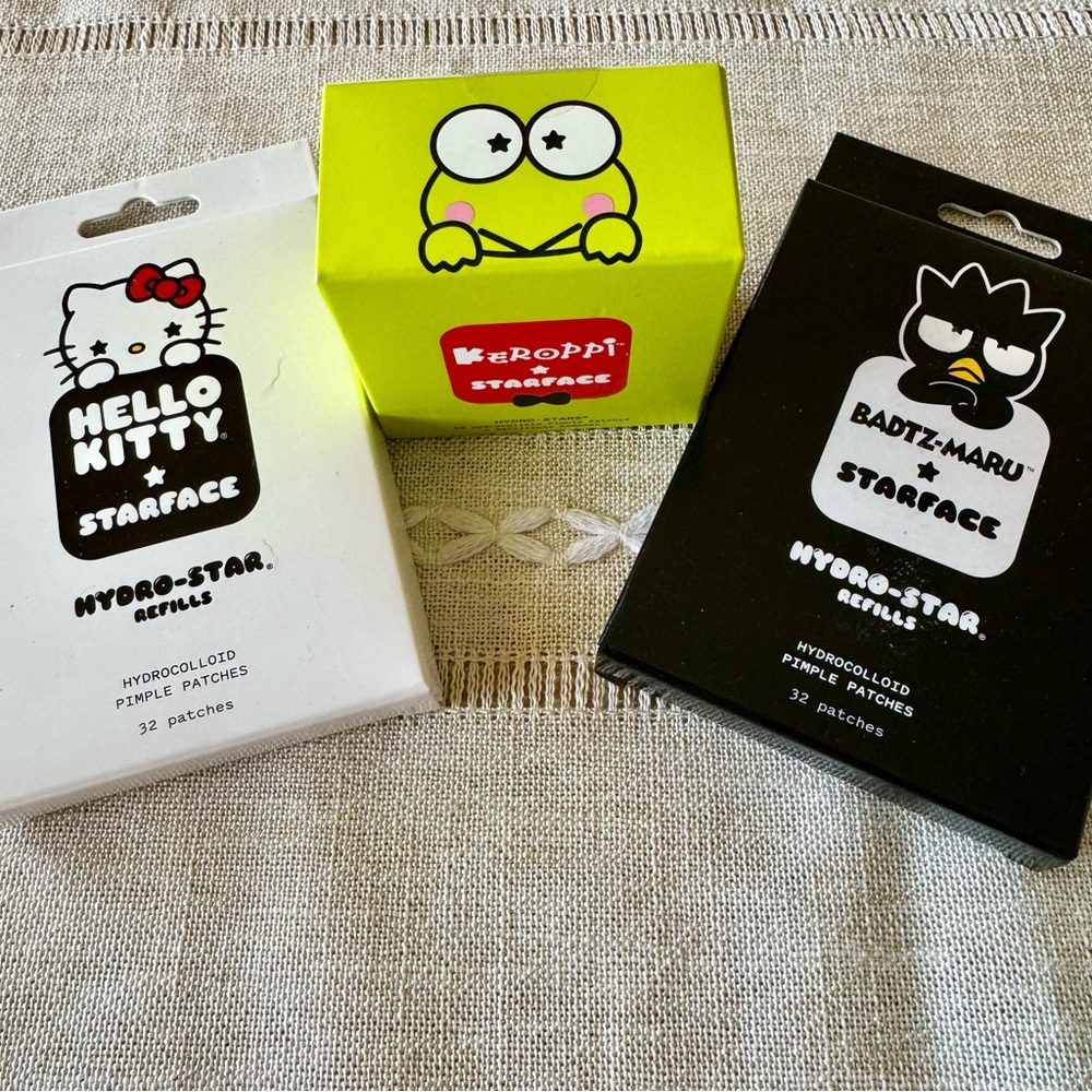 🦄LTD⭐️Starface x HELLO KITTY/BADTZ-MARU/KEROPPI~Pimple Patch Compact +2 …